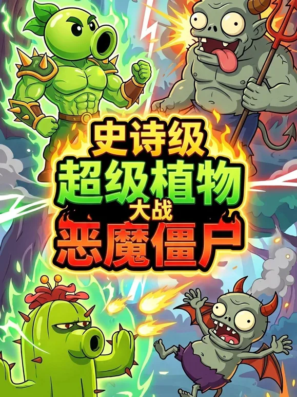 史诗级超级植物大战恶魔僵尸